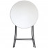 Masa evenimente Quasar & Co., banchet/catering, picioare metal pliabile, inalta, rotunda, d 60 cm, h 110 cm, ABS/metal, alb [5]