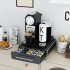 Suport pentru 36 capsule cafea, Quasar & Co.®, cu suport cafetiera, stand orizontal, 31.5 x 20.5 x 10 cm, metal, negru [7]