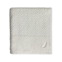 Prosop de baie, Nautica Zigzag, 100% bumbac, 570 g/mp, 50 x 100 cm, alb