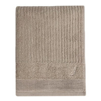 Prosop de baie, Nautica Stripe, 100% bumbac, 570 g/mp, 70 x 140 cm, maro deschis