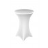 Set 6 huse masa evenimente, Quasar & Co.®, huse elastice, fete de masa elastice pentru masa cocktail, d 75-85 cm, h 110-120 cm, alb [4]