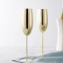 Set 4 pahare sampanie, Quasar & Co.®, otel inoxidabil, h 25 cm, 260 ml, golden [4]