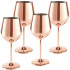 Set 4 pahare vin Quasar & Co.®, 500 ml, h 21 cm, inox, rose gold metal [2]