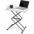 Masa Quasar & Co.®, pliabila, inaltime reglabila, cu suport de telefon/tableta, universala, metal/ABS, alb-gri [2]