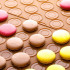 Set cofetarie Quasar & Co.®, foaie 27 macarons, foaie 48 macarons, matrita silicon pentru decor, silicon, maro-mov [4]