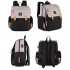Rucsac, Quasar & Co.®, pentru mamici si bebelusi, compartimentat, textil, 40 x 30 x 13 cm, negru-gri [7]