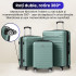 Set 3 trolere Quasar & Co.®, S/M/L, valize cu fermoar antifurt, bagaje cu cifru, maner telescopic, geamantane cu 4 roti duble silentioase 360°, ABS 2.8 mm extradur, captuseala buretata, cate 2 compartimente cu buzunar, LINE, turcoaz deschis [8]