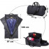 Geanta smart business pentru voiaj, Quasar & Co.®, compartiment special pentru transport costum si pantofi, poliester, 57 x 34 x 33 cm, negru [11]