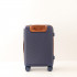 Troler cabina avion Quasar & Co.®, 56x38x23cm, bagaj de mana, troller cu cifru, maner telescopic lung, geamantan cu 4 roti duble silentioase 360°, valiza ABS, 2 compartimente cu buzunar, LUXOR, albastru [5]