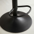 Scaun de bar Quasar & Co.®, rotativ, sistem rotire 360°, inalt, reglabil pe inaltime, suport picioare, scaune pretabile bucatarie, metal/piele ecologica/burete, CLEO, negru [4]