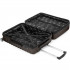 Troler mare extensibil Quasar & Co.®, 77x49x31-36cm, bagaj de cala, troller avion cu fermoar antifurt, cifru, maner telescopic, geamantan cu 4 roti duble silentioase 360°, valiza ABS 2.8 mm, 2 compartimente cu buzunar, LINE, Dark Coffee [7]