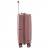 Troler cabina avion Quasar & Co.®, 56x37x23cm, bagaj de mana, troller cu cifru, maner telescopic lung, geamantan cu 4 roti duble silentioase 360°, valiza PP, rezistent, 2 compartimente cu buzunar, 10kg, AERO, roz pudrat [6]