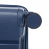 Troler mare extensibil Quasar & Co.®, 76x47x32-35cm, bagaj de cala, troller cu cifru, valiza cu fermoar antifurt, maner telescopic lung, geamantan cu 4 roti duble silentioase 360°, PP, rezistent, 2 compartimente cu buzunar, AERO, bleumarin [9]