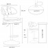 Scaun de bar Quasar & Co.®, rotativ, sistem rotire 360°, inalt, reglabil pe inaltime, suport picioare, scaune pretabile bucatarie, metal/piele ecologica/burete, CLEO, beige [7]