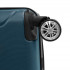 Troler mare extensibil Quasar & Co.®, 76,5x51x32-37cm, bagaj de cala, troller avion cu fermoar antifurt, cifru, maner telescopic, geamantan cu 4 roti duble silentioase 360°, valiza ABS 3 mm, 2 compartimente cu buzunar, SMART, albastru petrol [9]