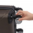 Set 4 trolere Quasar & Co.®, XS/S/M/L, valize cu fermoar antifurt, bagaje mana/cala, cu cifru, maner telescopic, geamantane cu 4 roti duble silentioase 360°, ABS, cate 2 compartimente cu buzunar, SMART, dark coffee [9]