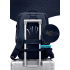 Set troler cabina si rucsac Quasar & Co.®, 55x38x21cm/44x30x15-25 cm, bagaj de mana, troller cu rucsac calatorie avion, Priority Pack, Vega-Line, ABS/pes, bleumarin [4]