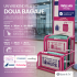 Set troler cabina si rucsac Quasar & Co.®, 55x38x21cm/43x30x20 cm, bagaj de mana, troller cu rucsac calatorie avion, Priority Pack-SMART, ABS/pes, turcoaz [2]