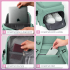 Set troler cabina si rucsac Quasar & Co.®, 55x38x21cm/43x30x20 cm, bagaj de mana, troller cu rucsac calatorie avion, Priority Pack-SMART, ABS/pes, turcoaz [5]