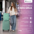 Set troler cabina si rucsac Quasar & Co.®, 55x38x21cm/43x30x20 cm, bagaj de mana, troller cu rucsac calatorie avion, Priority Pack-SMART, ABS/pes, turcoaz [8]