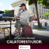 Rucsac bagaj de mana avion Quasar & Co.®, extensibil 43x30x20-28 cm, rucsac calatorie/voiaj multifunctional, impermeabil, compartiment pantofi, compartiment laptop, sistem agatare pe troler, pretabil drumetii/scoala, cu USB, textil, ATLAS, visiniu [9]