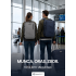 Rucsac Quasar & Co.®, bagaj de mana avion, multifunctional, extensibil, impermeabil, compartiment laptop, sistem agatare pe troler, rucsac calatorie/voiaj pretabil drumetii/scoala, piele ecologica, VEGA, bleumarin [8]