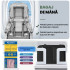 Rucsac voiaj, Quasar & Co.®, bagaj mana avion extensibil 43x30x20-28 cm + sac rufe + husa cabluri + trusa calatorie, rucsac calatorie multifunctional, impermeabil, compartiment pantofi, compartiment laptop, sistem agatare pe troler, textil, gri/gri [5]
