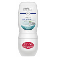 Deodorant roll-on fara alcool pentru piele foarte sensibila, iritata, Neutral - LAVERA Deodorant roll-on fara alcool pentru piele foarte sensibila, iritata, Neutral - LAVERA