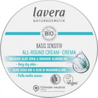 Crema hidratanta multifunctionala cu unt de shea Basis Sensitiv, 150ml - LAVERA Crema hidratanta multifunctionala cu unt de shea Basis Sensitiv, 150ml - LAVERA