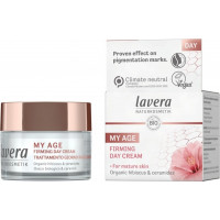 Crema de zi fermitate ten matur cu hibiscus si ceramide MY AGE, 50ml - LAVERA Crema de zi fermitate ten matur cu hibiscus si ceramide MY AGE, 50ml - LAVERA
