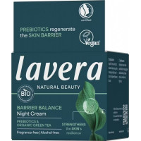 Crema de Noapte Echilibranta Barrier Balance cu Prebiotice, fara Parfum si Alcool, Unisex, 50ml - LAVERA Crema de Noapte Echilibranta Barrier Balance cu Prebiotice, fara Parfum si Alcool, Unisex, 50ml - LAVERA