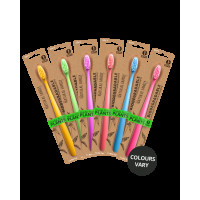 Periuta de dinti biodegradabila plastic free NEON, 1buc - Jack n Jill Periuta de dinti biodegradabila plastic free NEON, 1buc - Jack n Jill