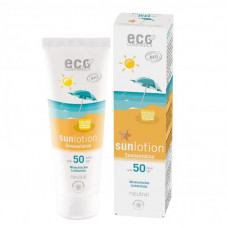 Lotiune Fluida BIO Protectie Solara SPF50, Piele Sensibila, FARA PARFUM, Rezistenta la Apa, 125ml - Eco Cosmetics Lotiune Fluida BIO Protectie Solara SPF50, Piele Sensibila, FARA PARFUM, Rezistenta la Apa, 125ml - Eco Cosmetics