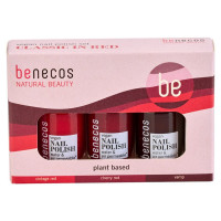 Set lacuri de unghii naturale 20-free, plant based, vegane, Classic in Red - Benecos Set lacuri de unghii naturale 20-free, plant based, vegane, Classic in Red - Benecos