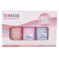 Set lacuri de unghii naturale 20-free, plant based, vegane, Pretty in Pastel - Benecos Set lacuri de unghii naturale 20-free, plant based, vegane, Pretty in Pastel - Benecos