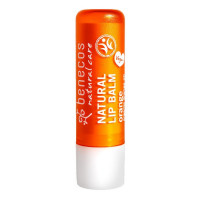 Balsam de buze cu unt de shea si portocala - Benecos Balsam de buze cu unt de shea si portocala - Benecos