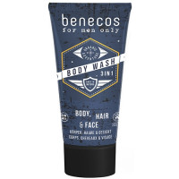 Gel de dus 3-in-1 pentru barbati, ten, corp, par - Benecos Gel de dus 3-in-1 pentru barbati, ten, corp, par - Benecos