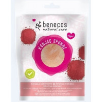 Burete Konjac cu argila rosie pentru ten sensibil - Benecos Burete Konjac cu argila rosie pentru ten sensibil - Benecos