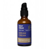 Crema de noapte intensiva cu argan pentru ten matur, uscat, DREAM CREAM - benecosBIO Crema de noapte intensiva cu argan pentru ten matur, uscat, DREAM CREAM - benecosBIO