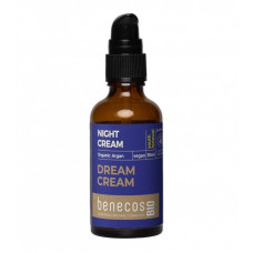 Crema de noapte intensiva cu argan pentru ten matur, uscat, DREAM CREAM - benecosBIO Crema de noapte intensiva cu argan pentru ten matur, uscat, DREAM CREAM - benecosBIO