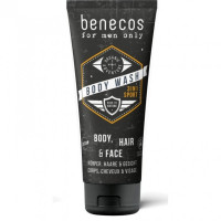Gel de dus 3-in-1 SPORT pentru barbati, ten, corp, par - Benecos Gel de dus 3-in-1 SPORT pentru barbati, ten, corp, par - Benecos