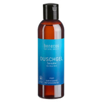 Gel de dus Sensitiv cu extract organic de aloe vera, vegan, 200ml - benecos Natural Basics Gel de dus Sensitiv cu extract organic de aloe vera, vegan, 200ml - benecos Natural Basics