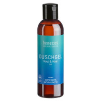 Gel de dus si sampon 2in1, vegan, 200ml - benecos Natural Basics Gel de dus si sampon 2in1, vegan, 200ml - benecos Natural Basics