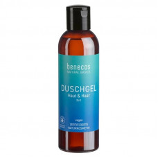 Gel de dus si sampon 2in1, vegan, 200ml - benecos Natural Basics Gel de dus si sampon 2in1, vegan, 200ml - benecos Natural Basics