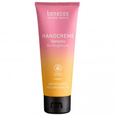 Crema de Maini Sensitiv pentru Piele Sensibila cu Galbenele Bio, 75ml - benecos Natural Basics Crema de Maini Sensitiv pentru Piele Sensibila cu Galbenele Bio, 75ml - benecos Natural Basics