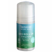 Deodorant natural roll-on cu extract de lime si salvie, 50ml - benecos Natural Basics Deodorant natural roll-on cu extract de lime si salvie, 50ml - benecos Natural Basics