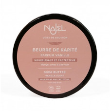 Unt de shea organic cu aroma de vanilie, 100g - NAJEL Unt de shea organic cu aroma de vanilie, 100g - NAJEL