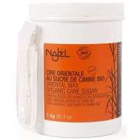 Ceara Orientala cu Zahar din Trestie Bio, Epilare Naturala, Ideal Piele Sensibila, 1Kg - NAJEL Ceara Orientala cu Zahar din Trestie Bio, Epilare Naturala, Ideal Piele Sensibila, 1Kg - NAJEL