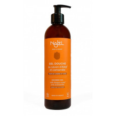 Gel de dus bio cu sapun de Alep, parfum Ambra si Oud, 500 ml - Najel Gel de dus bio cu sapun de Alep, parfum Ambra si Oud, 500 ml - Najel