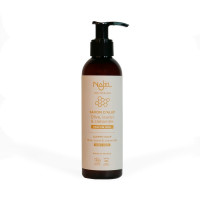 Sapun de Alep lichid bio cu Musetel si aroma de miere, 200ml - NAJEL Sapun de Alep lichid bio cu Musetel si aroma de miere, 200ml - NAJEL